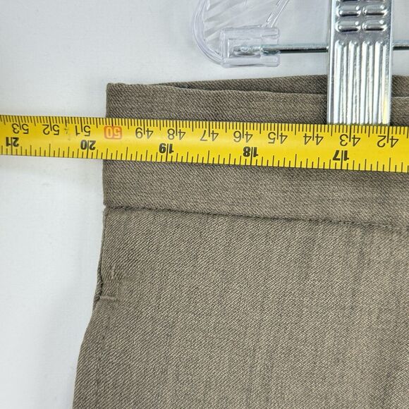 Paul Frederick Men’s 36x30 Brown Pleated Dress Pants Cuffed Wool Cashmere - Picture 15 of 16